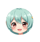 プレミアム精霊みなみちゃん（個別スタンプ：7）