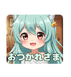 プレミアム精霊みなみちゃん（個別スタンプ：13）