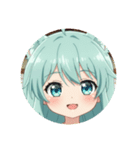 プレミアム精霊みなみちゃん（個別スタンプ：22）