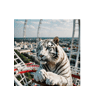 ホワイトタイガーの新日常1（個別スタンプ：7）