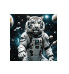 ホワイトタイガーの新日常1（個別スタンプ：8）