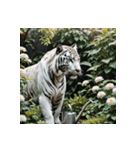 ホワイトタイガーの新日常1（個別スタンプ：9）