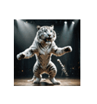 ホワイトタイガーの新日常1（個別スタンプ：10）