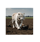 ホワイトタイガーの新日常1（個別スタンプ：17）