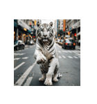 ホワイトタイガーの新日常1（個別スタンプ：20）