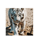 ホワイトタイガーの新日常1（個別スタンプ：21）