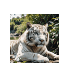 ホワイトタイガーの新日常1（個別スタンプ：29）