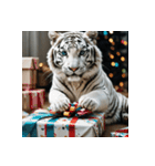 ホワイトタイガーの新日常1（個別スタンプ：32）