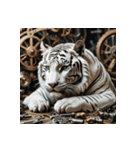 ホワイトタイガーの新日常1（個別スタンプ：38）