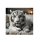 ホワイトタイガーの新日常1（個別スタンプ：39）