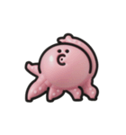 タコのダンススタンプ（3D）（個別スタンプ：4）