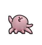 タコのダンススタンプ（3D）（個別スタンプ：14）