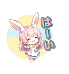 うさガール（個別スタンプ：16）