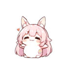 うさガール（個別スタンプ：34）