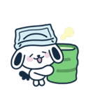 ふくろいぬ＆こまりねこ（個別スタンプ：4）