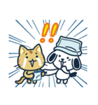 ふくろいぬ＆こまりねこ（個別スタンプ：14）