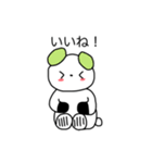 COLORFUL EARS PANDAS（個別スタンプ：6）