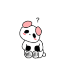 COLORFUL EARS PANDAS（個別スタンプ：8）
