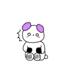 COLORFUL EARS PANDAS（個別スタンプ：9）