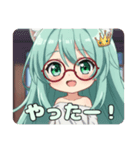 赤い眼鏡の精霊みなみちゃん（個別スタンプ：13）