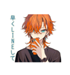 恋人返信♡わんこ系ギャル男（個別スタンプ：26）