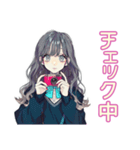 おしゃれJKの動画撮影日和♡（個別スタンプ：9）