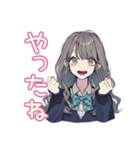 おしゃれJKの動画撮影日和♡（個別スタンプ：11）