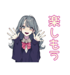 おしゃれJKの動画撮影日和♡（個別スタンプ：12）