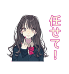 おしゃれJKの動画撮影日和♡（個別スタンプ：14）