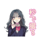 おしゃれJKの動画撮影日和♡（個別スタンプ：18）