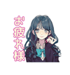 おしゃれJKの動画撮影日和♡（個別スタンプ：23）
