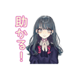 おしゃれJKの動画撮影日和♡（個別スタンプ：25）