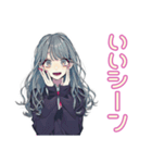 おしゃれJKの動画撮影日和♡（個別スタンプ：37）