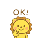 ライオンくんの日常スタンプ（個別スタンプ：6）