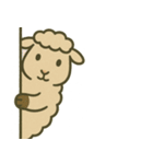 こっそり覗く可愛い動物たち（個別スタンプ：7）
