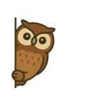 こっそり覗く可愛い動物たち（個別スタンプ：11）