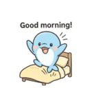 赤ちゃんイルカの毎日（個別スタンプ：1）