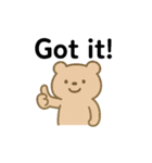 こぐまのまいにち（個別スタンプ：3）