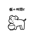 いつでも使えるシュナウザー（白）（個別スタンプ：22）