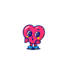 ハッピーハートくん（個別スタンプ：3）