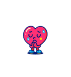 ハッピーハートくん（個別スタンプ：9）
