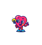 ハッピーハートくん（個別スタンプ：14）