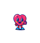 ハッピーハートくん（個別スタンプ：19）