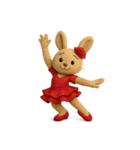 うさぎのぬいぐるみ ナノちゃん ダンス編（個別スタンプ：7）
