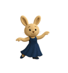 うさぎのぬいぐるみ ナノちゃん ダンス編（個別スタンプ：18）