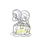 24パーツテツカメ（個別スタンプ：23）