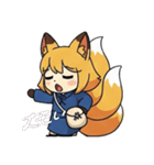 使いやすいきつねちゃんスタンプ（個別スタンプ：33）
