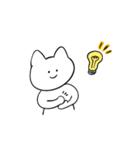 しろいねこと送る生活 4（個別スタンプ：11）