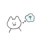 しろいねこと送る生活 4（個別スタンプ：20）