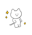しろいねこと送る生活 4（個別スタンプ：33）